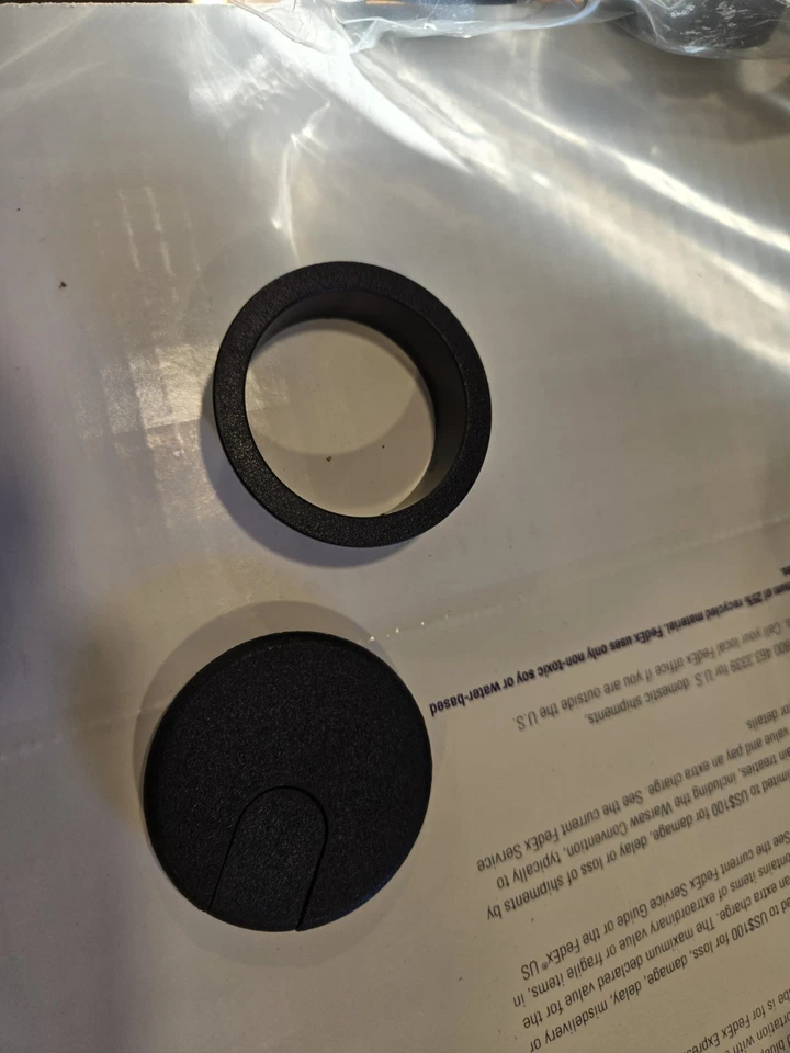 Настольный люверс 2 дюйма Doug Mockett. Откидной верх. Черные 50 люверсов на заказ TG190, TG290 - Изображение 4 из 4