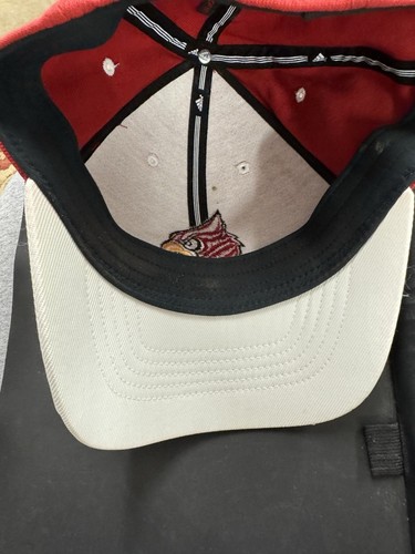 University Of Louisville Adidas Official Hat Red & white One Size First All - Picture 5 of 8