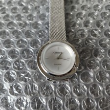 Orologio da donna Citizen L Ambiluna Eco-Drive quadrante perlato maglia argen...