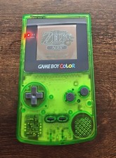 Nintendo Game Boy Color *Crystal Green* Gorgeous GBC *Clean*