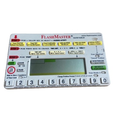 FlashMaster Math Tables Electronic Learning Tool MT1A - Excellent Condition!