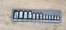 Snap-on 213afley 13 Pc Combination Drive Torx Shallow Socket Set E4-e24 Snap-on 213afley 13 Pc Combination Drive Torx Shallow Socket Set E4-e24