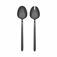 Blomus Salatbesteck -STELLA- Farbe Black, Edelstahl, Pulverbeschichtet, 64473...