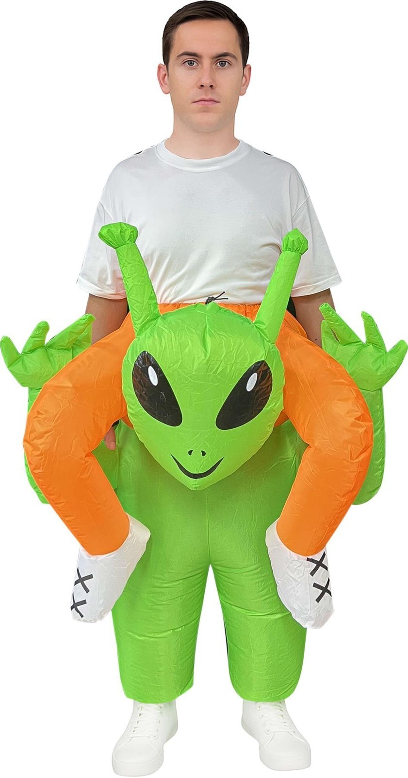Disfraz Inflable De Alienígena Para Adultos Divertido Verde Para Halloween
