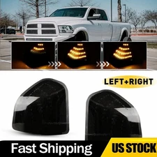 LED Side Mirror Turn Signal Puddle Light For Dodge Ram 1500 2500 3500 2010-2018
