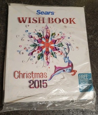 2015 Sears Canada Wishbook Christmas Catalog Toys +++ Nice SLEALED NEVER OPENED 