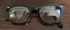Vtg S/C U.S.A. FRAMES Horn Rim Buddy Holly Style Eyeglasses 50s / 60s