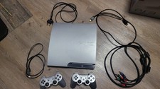 Sony Playstation 3 mit Controller - PS3 Slim Spielekonsole Silber mit 320GB