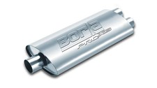 Borla Proxs Universal Muffler 2.5 Center Inlet 2.5 Dual Outlet Outlet 40348