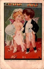 Copyright, 1907, U. Co., N. Y., Ohio, Ethel Groves Postcard