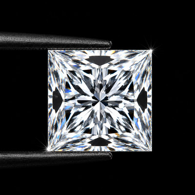 8 Ct Lab Grown White Diamond Princess Cut VVS1 D Grade Loose Stone 1 Pc