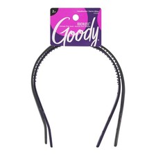 Goody Ouchless Flex Thin Pressure-Free Headband 2 Count Pack of 1 , Assorted