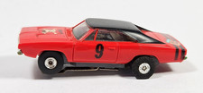Vtg Aurora JET Thunderjet HO Car 1407 DODGE CHARGER Red  Black - Nice