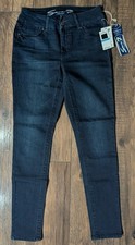 Seven7 Women's Tummyless Skinny Ankle Stretch Denim Jeans Size 10 Dark Blue NWT