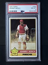 1976 Topps - Johnny Bench #300🔥🔥PSA 8!!