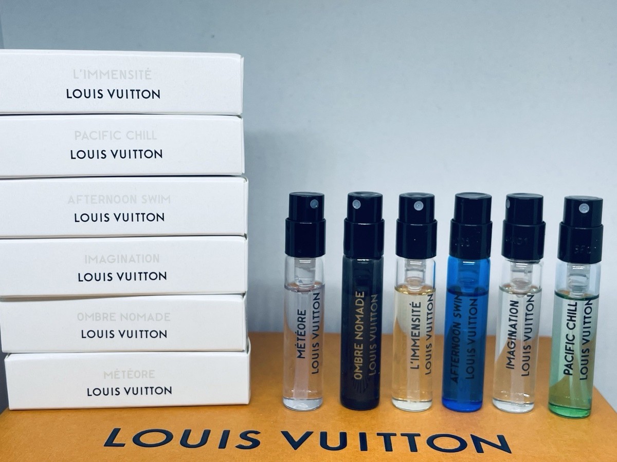 Louis Vuitton Most Popular Men Fragrance Sample Spray 6Pc Set 2ml
