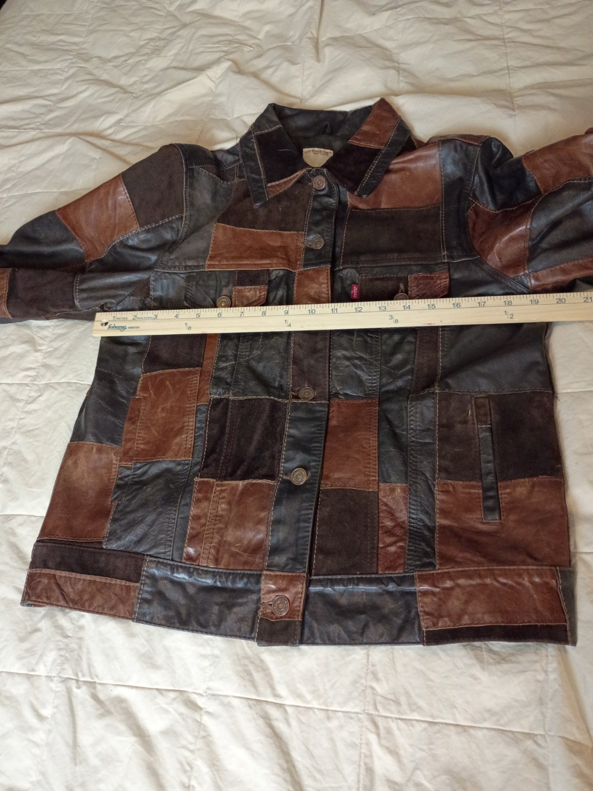 Levi’s Vintage Leather Suede Patchwork Jacket RAR… - image 11