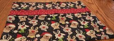 Pillowcase Dogs Christmas Cotton 20x30