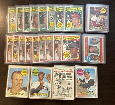 1969 Topps Baseball Card LOT (192+) w/ Pete Rose & more HOFers *INVESTMENT* $$$