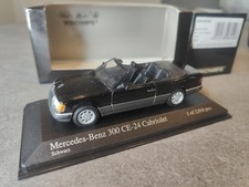 Minichamps Mercedes-Benz 300 CE-24 Cabriolet 1990 black (W124) 1:43 400037030