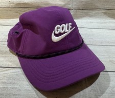 Nike Aerobill Classic99 Golf Dri Fit Cap Hat ROPE One Size Unisex Purple TubA4