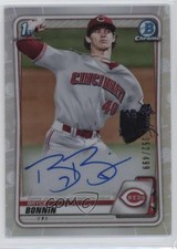 2020 Bowman Draft Chrome Picks Refractor /499 Bryce Bonnin #CDA-BB Auto 11b4