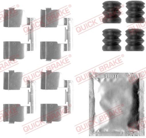Für QUICK BRAKE QB109-1835 Accessory Kit, disc brake pad QB109-1835 Brake pad f - Bild 2