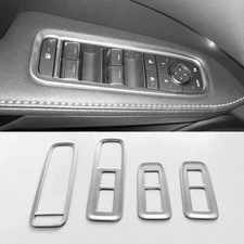 Silver Inner Door Panel Switch Bezel Trim For 2024 2025 Lexus TX 350 500h 550h+