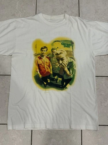 Green Day European Tour Date T Shirt Size XL Pu 1990s vintage concert t-shirt, vintage, size XL, single stitch, B+ condition