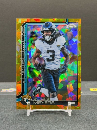 2025 Topps Chrome Sapphire - Jakobi Meyers #176 Gold Refractor /50 Jaguars