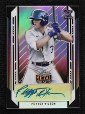 2021 Leaf Metal Draft Black Rainbow 12/15 Peyton Wilson #BA-PW1 Auto 0c3e