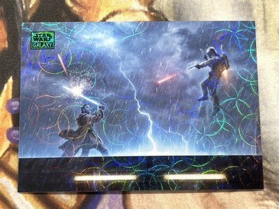 2026 Topps Star Wars Galaxy  Into The Storm  #68 Green Kaleidoscope /199  