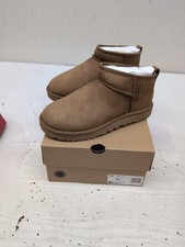 NIB UGG Classic Ultra Mini 1116109 Women's Fashion Boots Chestnut Sz 8 G6