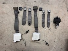 87-89 Mustang Smoke Gray Seat Belts.Out Of A 1989 Notchback.Read description.OEM