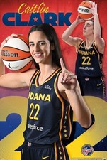 2024 CAITLIN CLARK POSTER INDIANA FEVER COSTACOS #25637  22x34