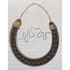 Custom Horsehair Horseshoe Keepsake Wall Hanging