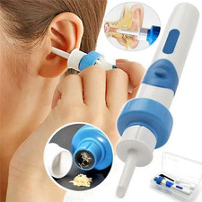 Safety Electric Cordless Vacuum Ear Cleaner Wax Remover Painless Cleaning Tool