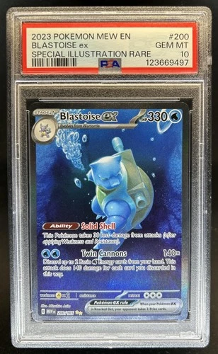 2023 Pokemon SV 151 Blastoise ex #200/165 PSA 10 GEM MINT