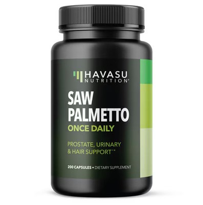 2 X Havasu Nutrition Saw Palmetto Once Daily -- 200 Capsules