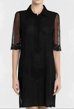 La Perla Liaison Black Silk Nightdress XS Nightgown Sleepshirt