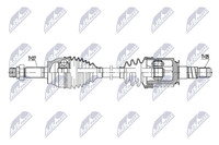 NTY Antriebswelle NPW-NS-185 FüR Infiniti QX70 FX AWD 30D