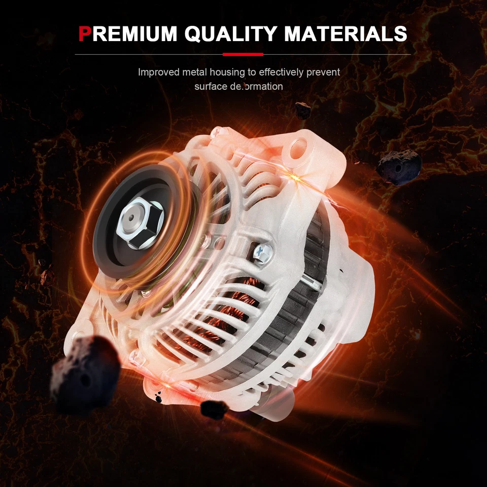 1x 100 A Alternator For 2.4L Chrysler PT Cruiser 2006 2007 2008 2009 10 AMT0150 - Image 2 of 4