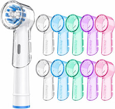 10 Pack Toothbrush Covers Caps Compatible with Oral B Io Series, Pro 1000