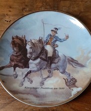 Sammelteller Wandteller Porzellan Kahla Postillion