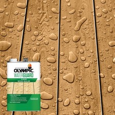 Olympic WaterGuard Clear Wood Sealer, 1 Gal Exterior - Fast Delivery