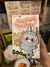 USA - Authentic POPMART Labubu Monsters Exciting Macarons Vinyl SEALED Blind Box