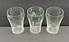 St. Patrick s Day Shamrock Tasting / Shot Glasses Set of 3 Green Barware
