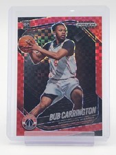 BUB CARRINGTON 2024-25 PRIZM BLACK RED POWER ROOKIE 1/75 #92 Q1456