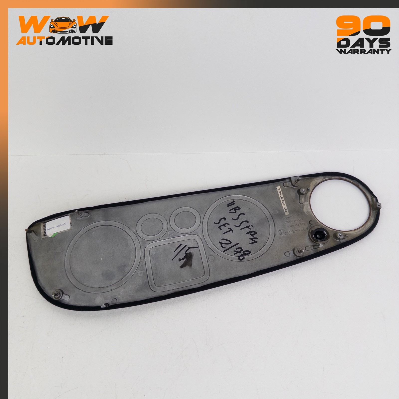 10-13 BENTLEY CONTINENTAL SUPERSPORTS COUPE DASH PANEL CONSOLE CARBON TRIM OEM