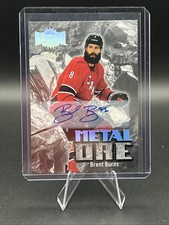 2022-23 Skybox Metal Universe - Brent Burns Metal Ore Auto 1/10 Bookend #MO-7
